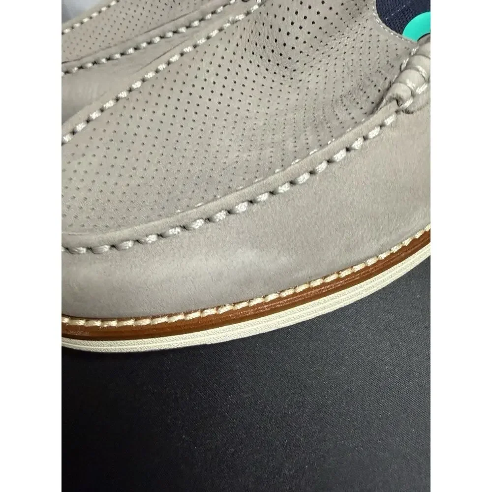 Johnston & Murphy Mens 8M Upon Loafers Gray True Foam